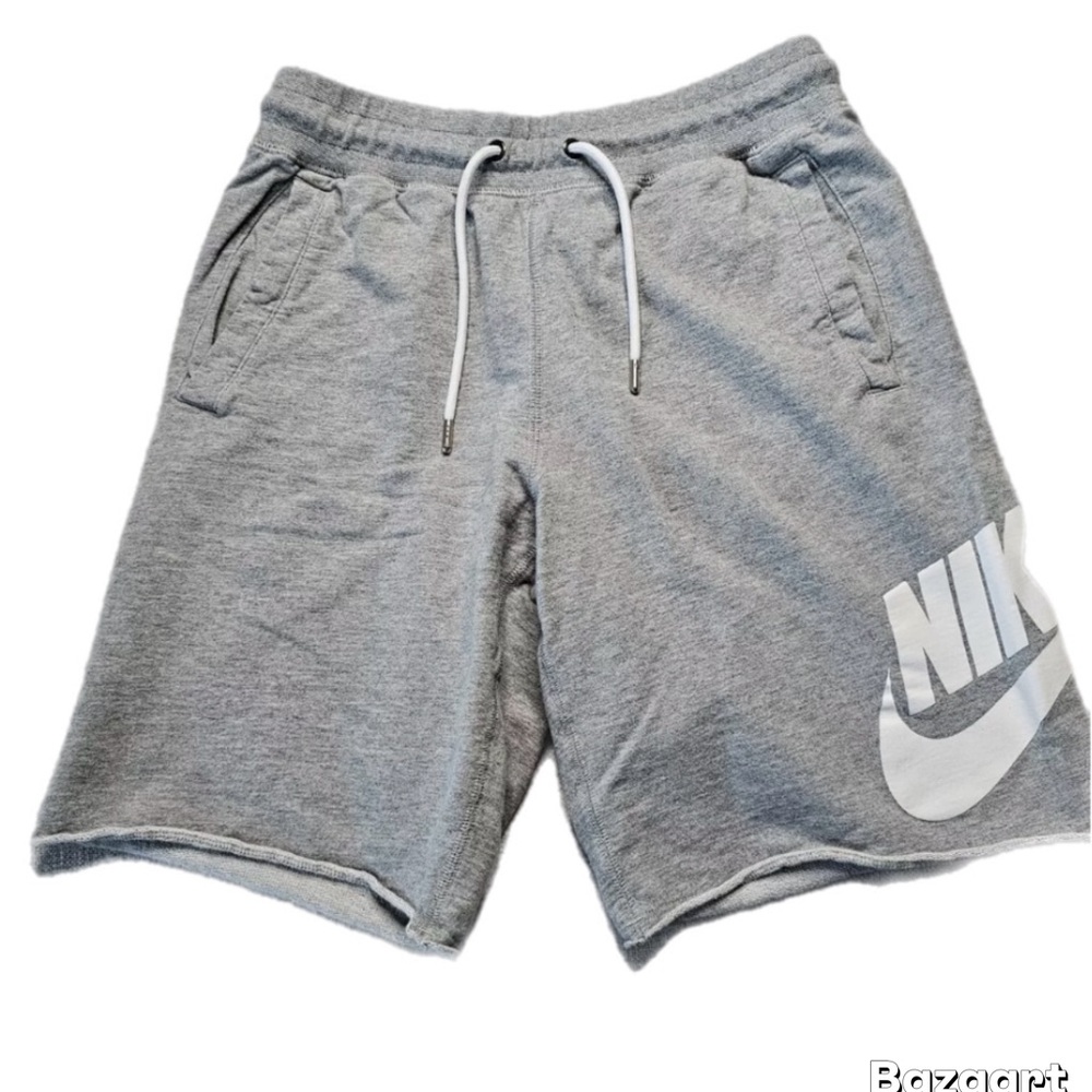Nike Men's grey sweat shorts S
